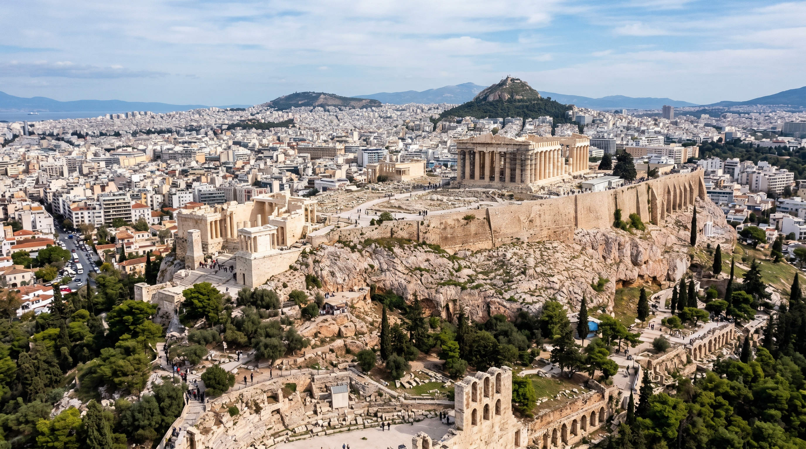 Acropolis of Athens history - Parthenon ancient Greece sacred rock