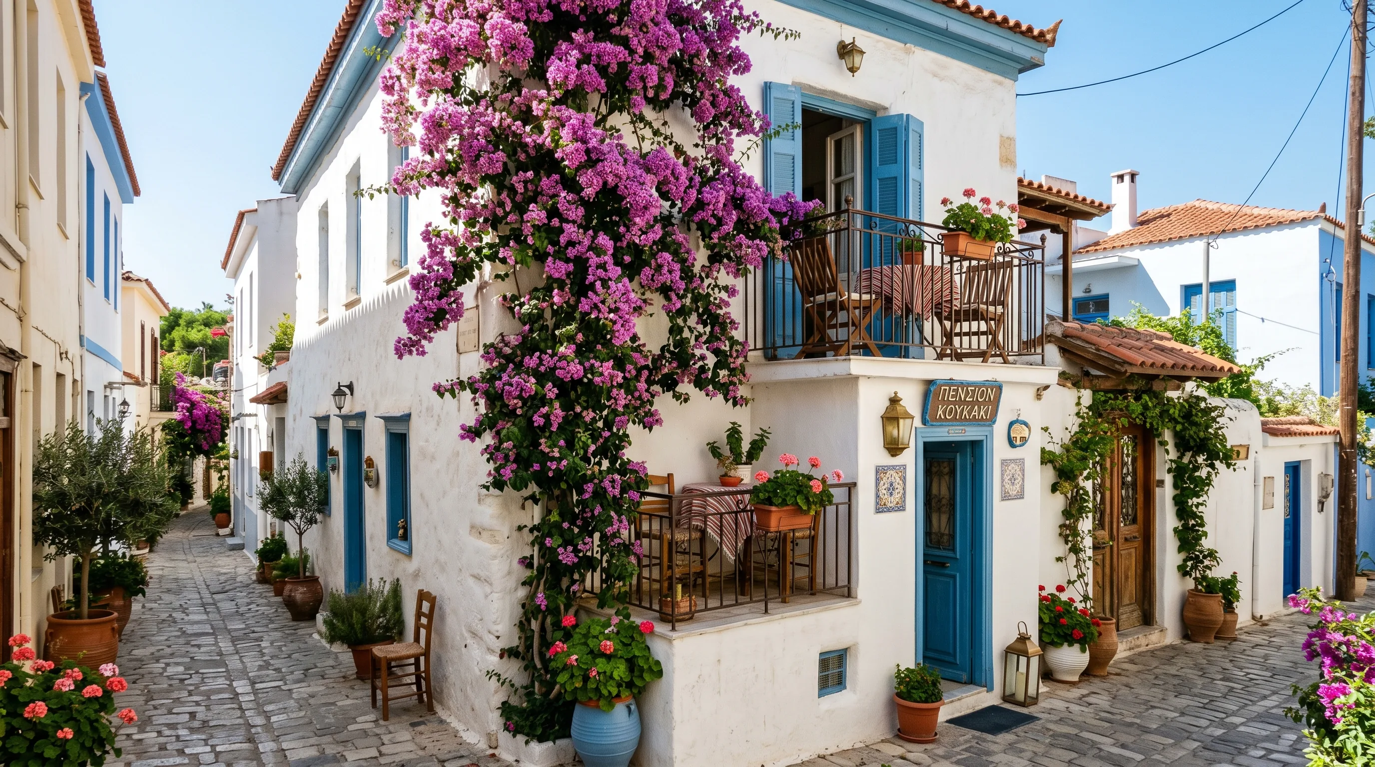 Marble House hotel near Acropolis Athens